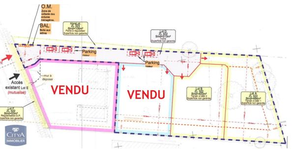 Terrain à vendre 464m²