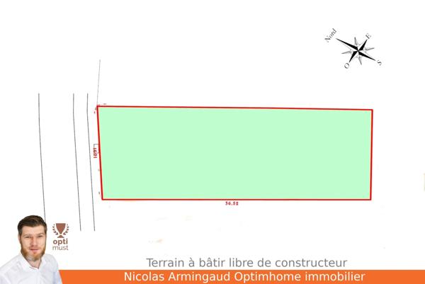 Terrain proche parc Heller