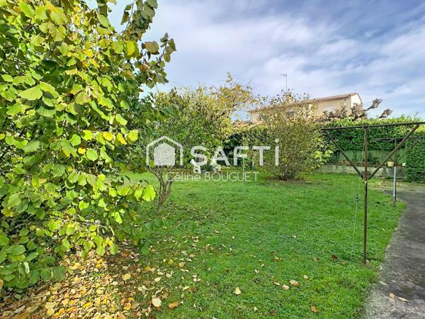 Maison R+1 avec double garage et jardin