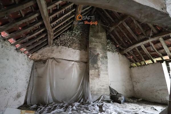 Maison en pierre à réhabiliter – Limetz-Villez (10 min Vernon / Bonnières-sur-Seine)