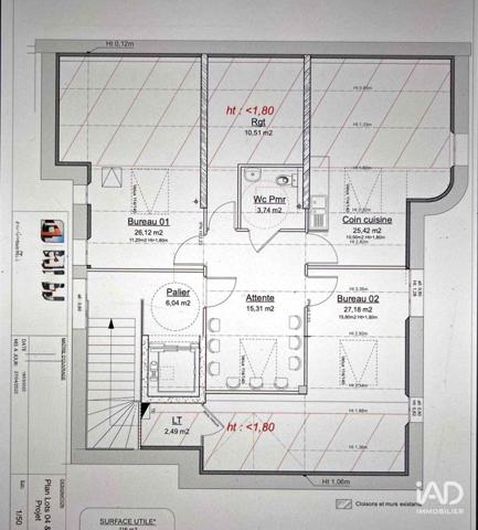 Local d’activité à vendre 61 m² Marseille 12