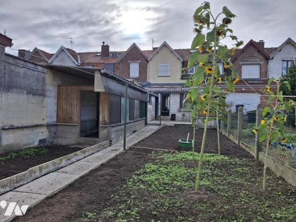 PERENCHIES Maison de 100m² hab environ avec JARDIN et GARAGE A RENOVER 