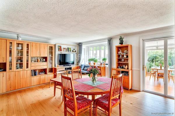 Appartement 3 pièces en rez-de-jardin + garage et parking