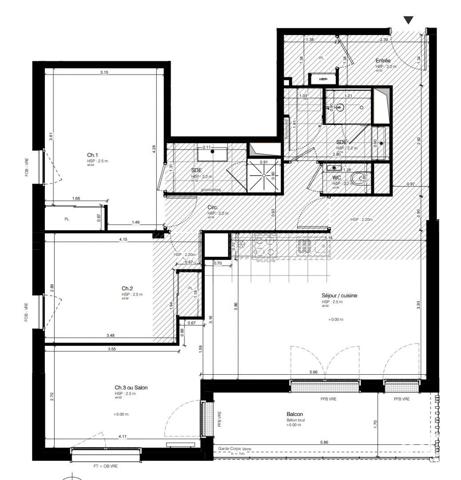 Appartement (neuf) à vendre 4 pièces 82 m² Vannes