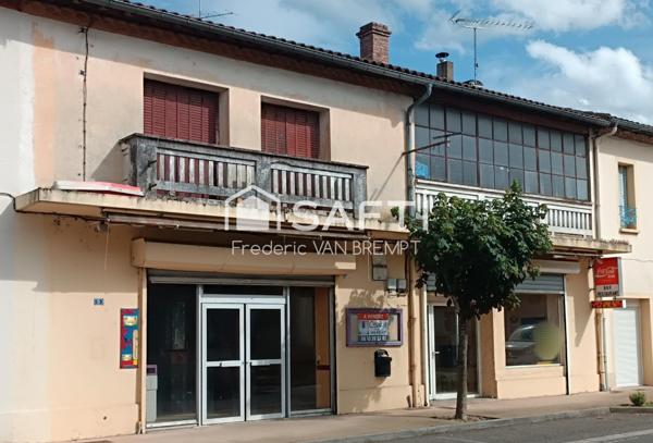 Reynies, Maison et local commercial avec un fort potentiel