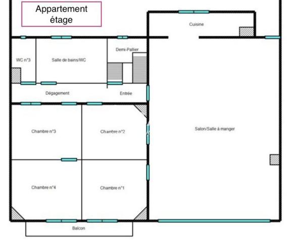 Reynies, Maison et local commercial avec un fort potentiel