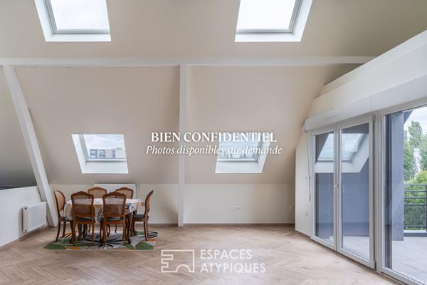 Attique en duplex et sa terrasse