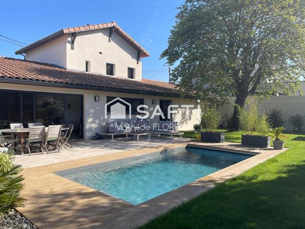 Belle toulousaine familiale avec piscine double garage et dépendance