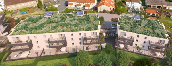 Appartement à vendre 2 pièces MONT SAINT MARTIN (54) Appt - 71m² - Terrasse 46m²