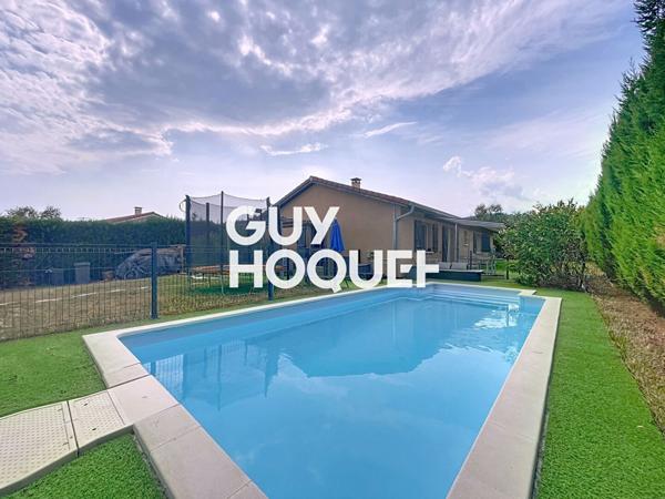 Charmante Villa de Plain-pied, 4 Chambres, Piscine - 69840 CHENAS