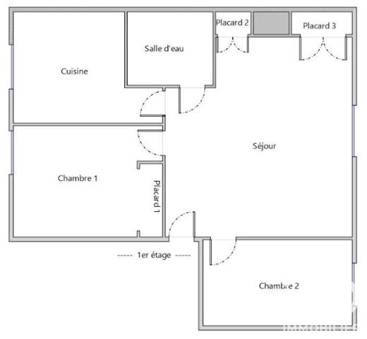 Appartement à vendre 3 pièces 57,05 m² Craponne