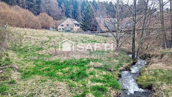 Terrain constructible 1167 m² - Le Hohwald - lisière de forêt et ruisseau