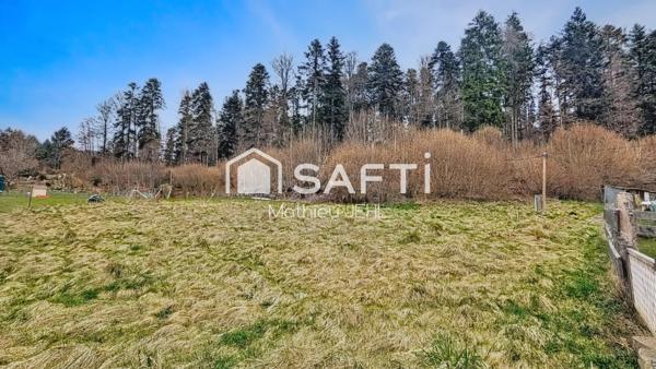 Terrain constructible 1167 m² - Le Hohwald - lisière de forêt et ruisseau
