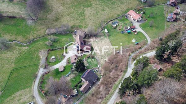 Terrain constructible 1167 m² - Le Hohwald - lisière de forêt et ruisseau