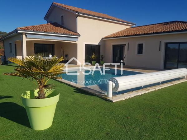 Maison de 2020 contemporaine de 200m sur sous sol avec piscine