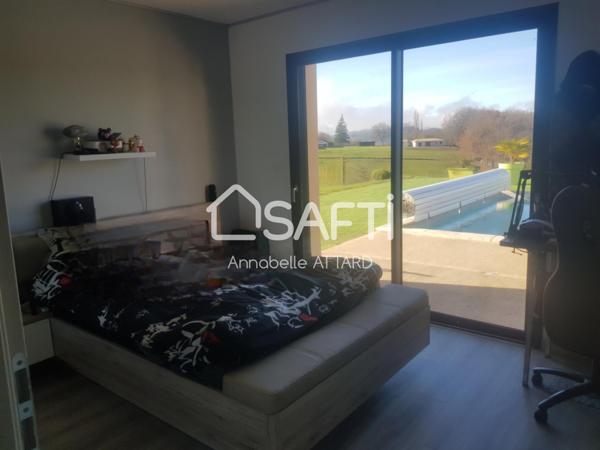 Maison de 2020 contemporaine de 200m sur sous sol avec piscine