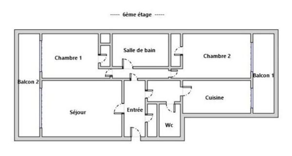 Appartement + annexe + parking