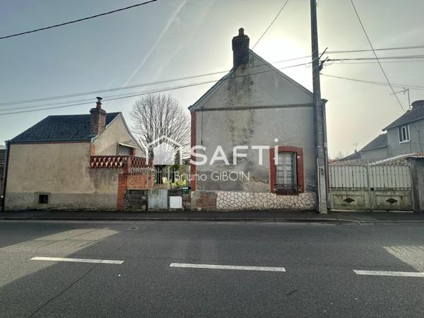 Maison proche centre-ville, 77 m², 3 pièces avec garage et terrain
