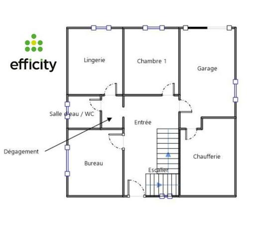 Maison 9 pièces - 155 m² Exclusivité efficity