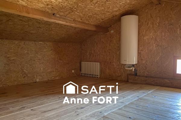 Maison de campagne d'environ 100 m2, salon-séjour, cuisine, 2 chambres