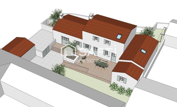 Terrain viabilisé avec permis de construire