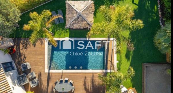 Villa de plain pied, 163m² avec piscine