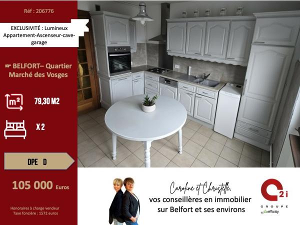 Appartement 4 pièces - 79 m² Exclusivité