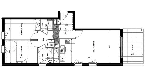 Appartement à vendre 3 pièces 68 m² Sciez