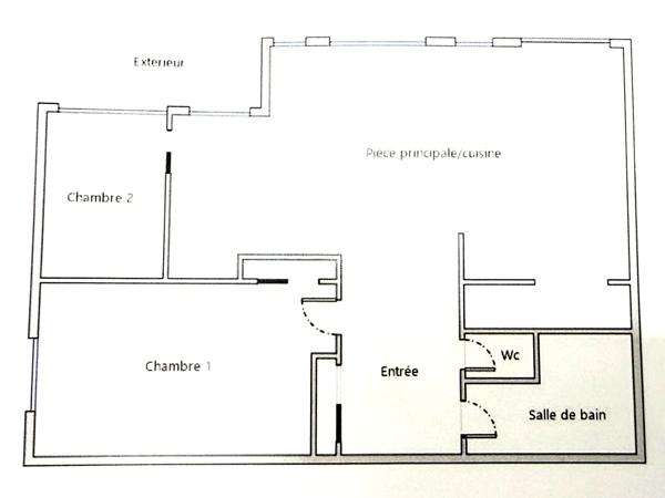 Appartement Courbevoie 3 pièces indépendant Charras transports commerces balcon DPE D investissement premier achat