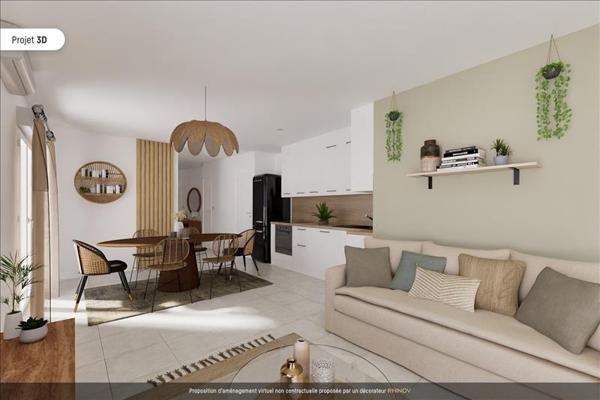 Appartement à vendre |  Saint-Priest |  4 pièces | 73 m²