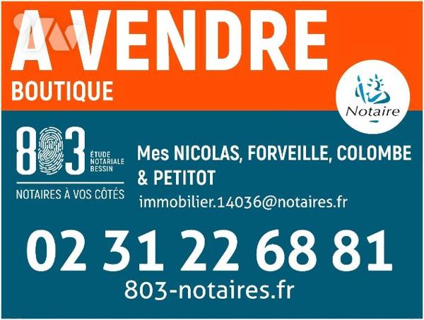 Murs commerciaux avec logement centre-ville Isigny-sur-Mer