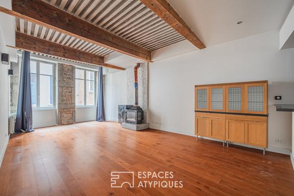 Appartement atypique en duplex en hypercentre