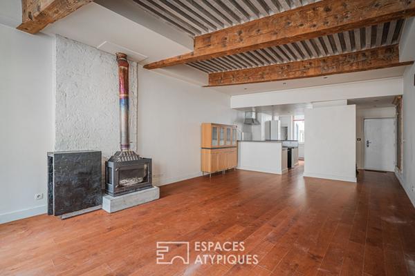 Appartement atypique en duplex en hypercentre