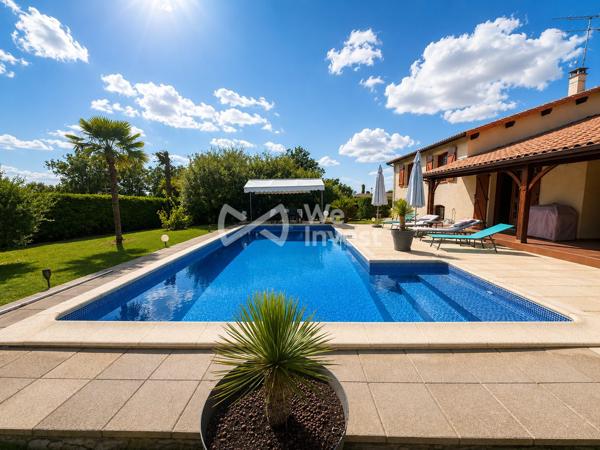 Belle maison familiale avec piscine sur 2 000 m²