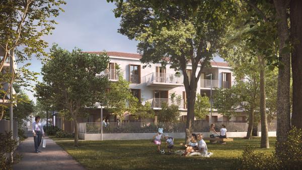 LE PARC DE L’ENVOLEE LA ROCHELLE CENTRE – APPARTEMENT T3 – LOT A106