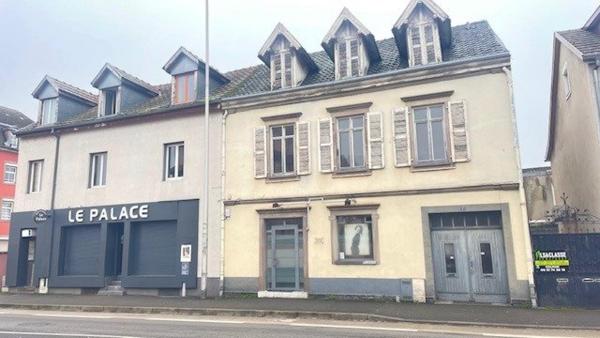 Maison + Commerce + Terrain + Combles aménageables + Parking garage