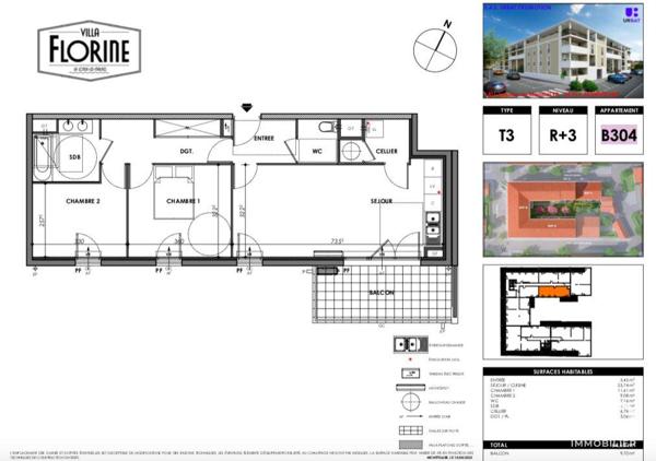 Appartement à vendre 3 pièces 64 m² La Londe-les-Maures