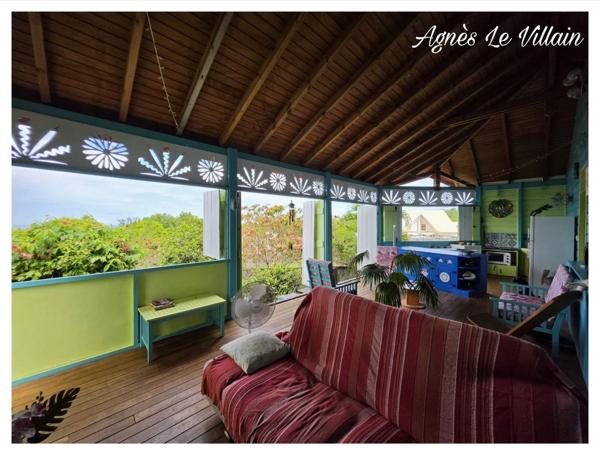 Jolie Maison en bois Vue Mer à Gery