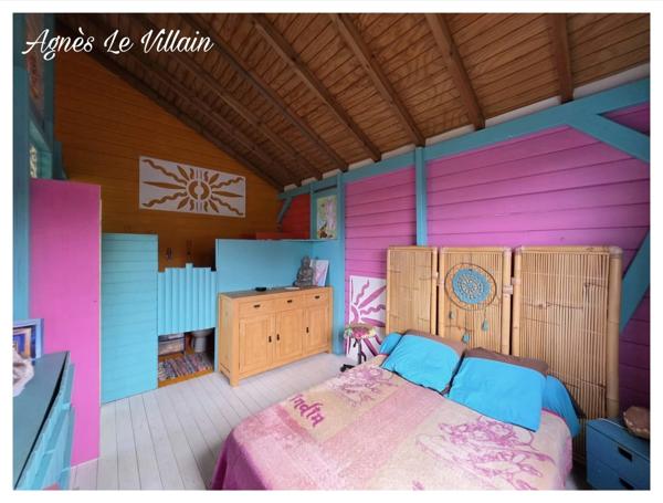 Jolie Maison en bois Vue Mer à Gery