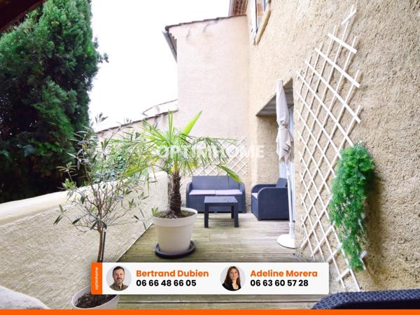 EXCLUSIVITE / Superbe maison de ville rénovée avec terrasse, cour, garage et cave / 63160 Billom