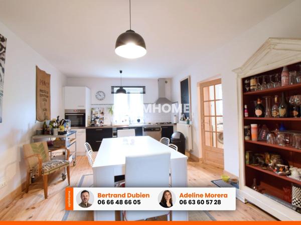 EXCLUSIVITE / Superbe maison de ville rénovée avec terrasse, cour, garage et cave / 63160 Billom