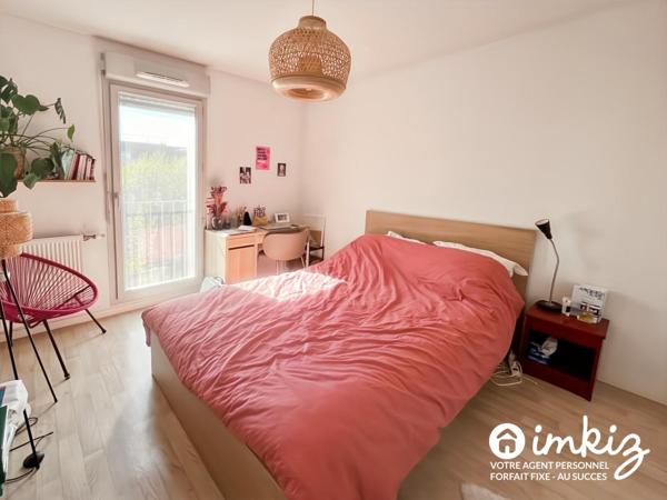 Appartement 2 p. Balcon, parking, proche tram
