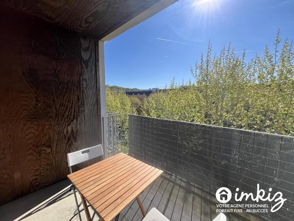 Appartement 2 p. Balcon, parking, proche tram