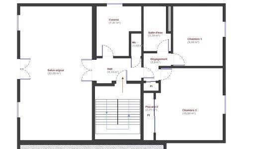 03200 VICHY APPARTEMENT DUPLEX 5 PIÈCES AVEC CAVE COEUR DE VILLE.