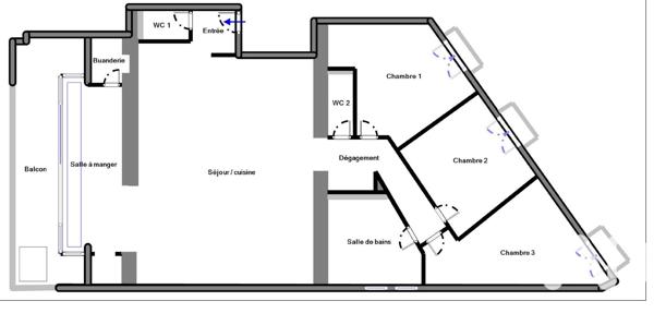 Appartement à vendre 4 pièces 122,78 m² Bordeaux