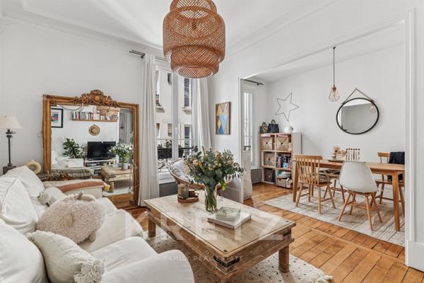 Paris 18e – Montmartre / Rue Chappe – Charmant appartement de 46 m² au cœur d’un immeuble ancien