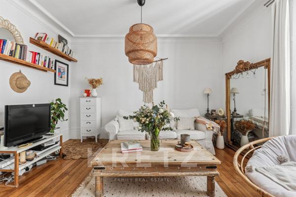 Paris 18e – Montmartre / Rue Chappe – Charmant appartement de 46 m² au cœur d’un immeuble ancien