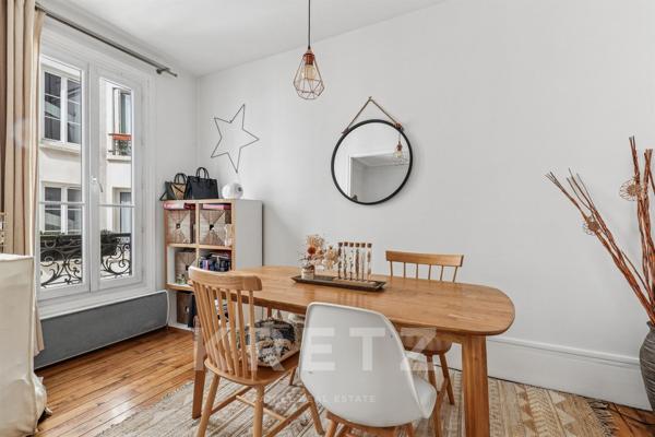 Paris 18e – Montmartre / Rue Chappe – Charmant appartement de 46 m² au cœur d’un immeuble ancien