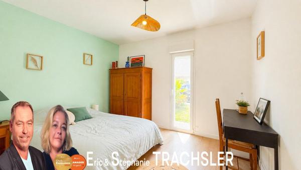 Pavillon contemporain de plain-pied – 3 chambres – garage - La Milesse