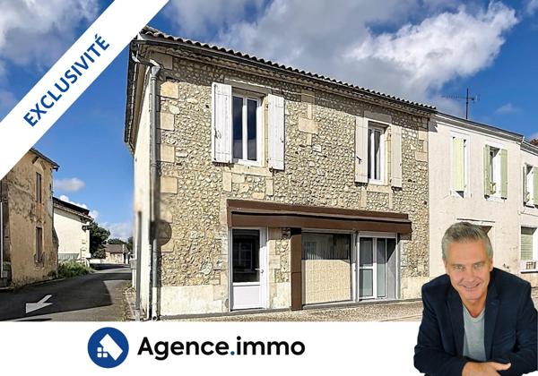 À vendre - Maison ancienne, 3 pièces située à Saint-Bonnet-sur-Gironde (17150)